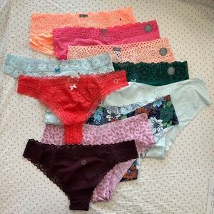 NWT Variety of 10 Aerie Cheeky and Cheekiest Cheeky Undies